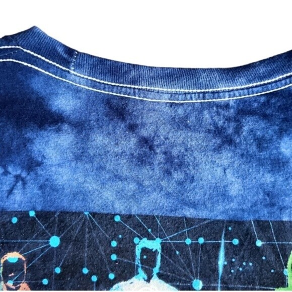 Marvel Eternals T-Shirt Mens Size Medium Acid Wash Graphic Short Sleeve - Picture 7 of 11